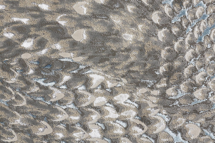Feizy Azure 3403F Rug in Ivory / Silver
