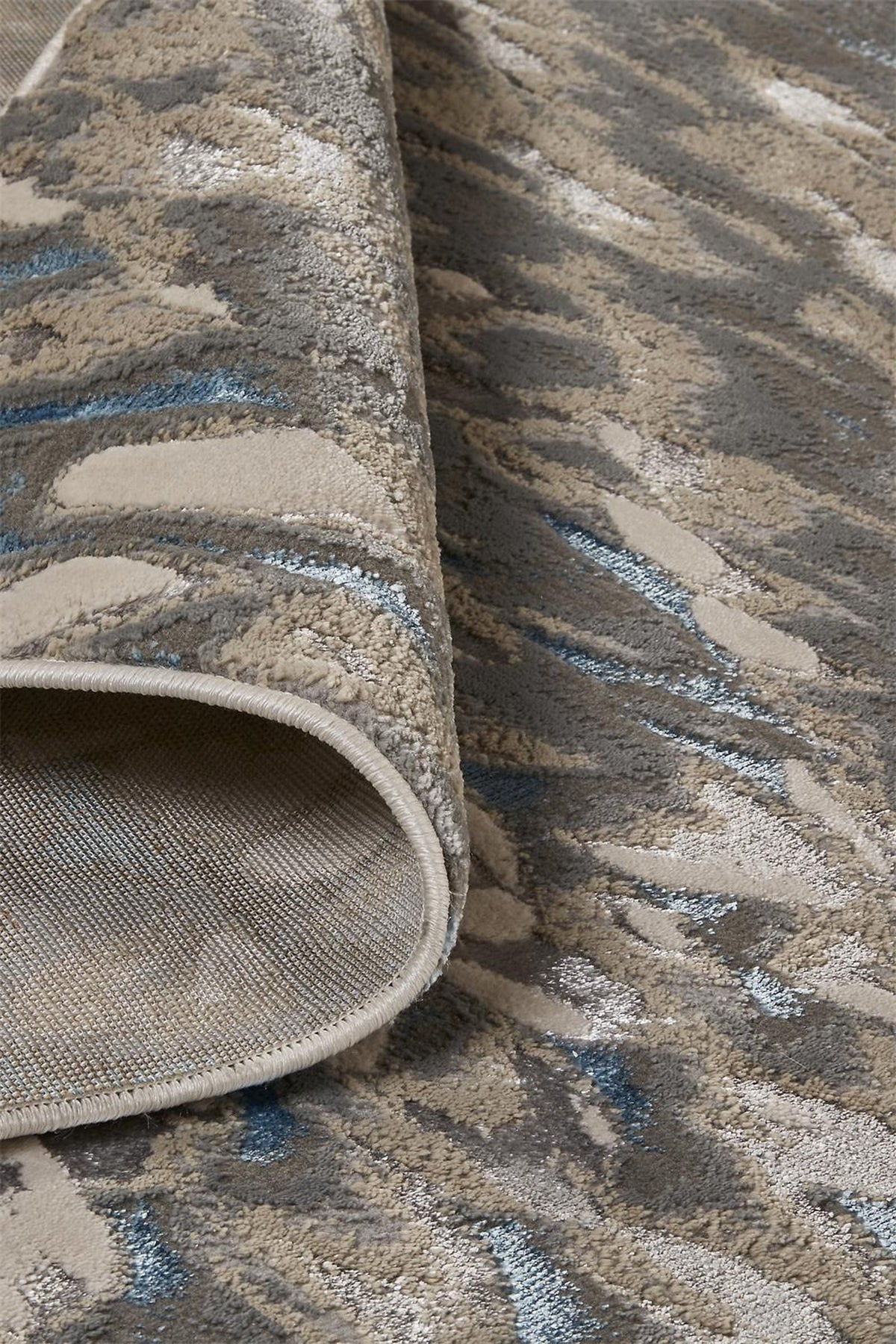 Feizy Azure 3403F Rug in Ivory / Silver