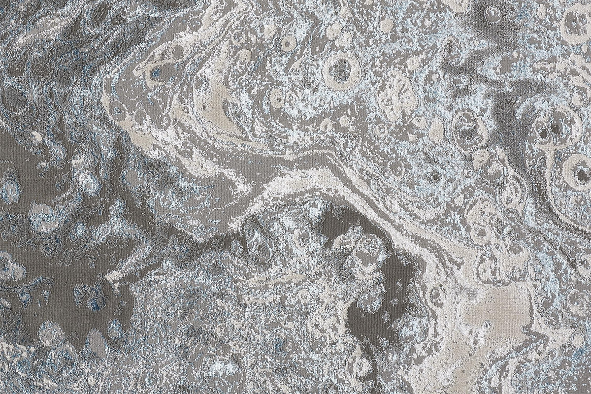 Feizy Azure 3405F Rug in Silver / Blue