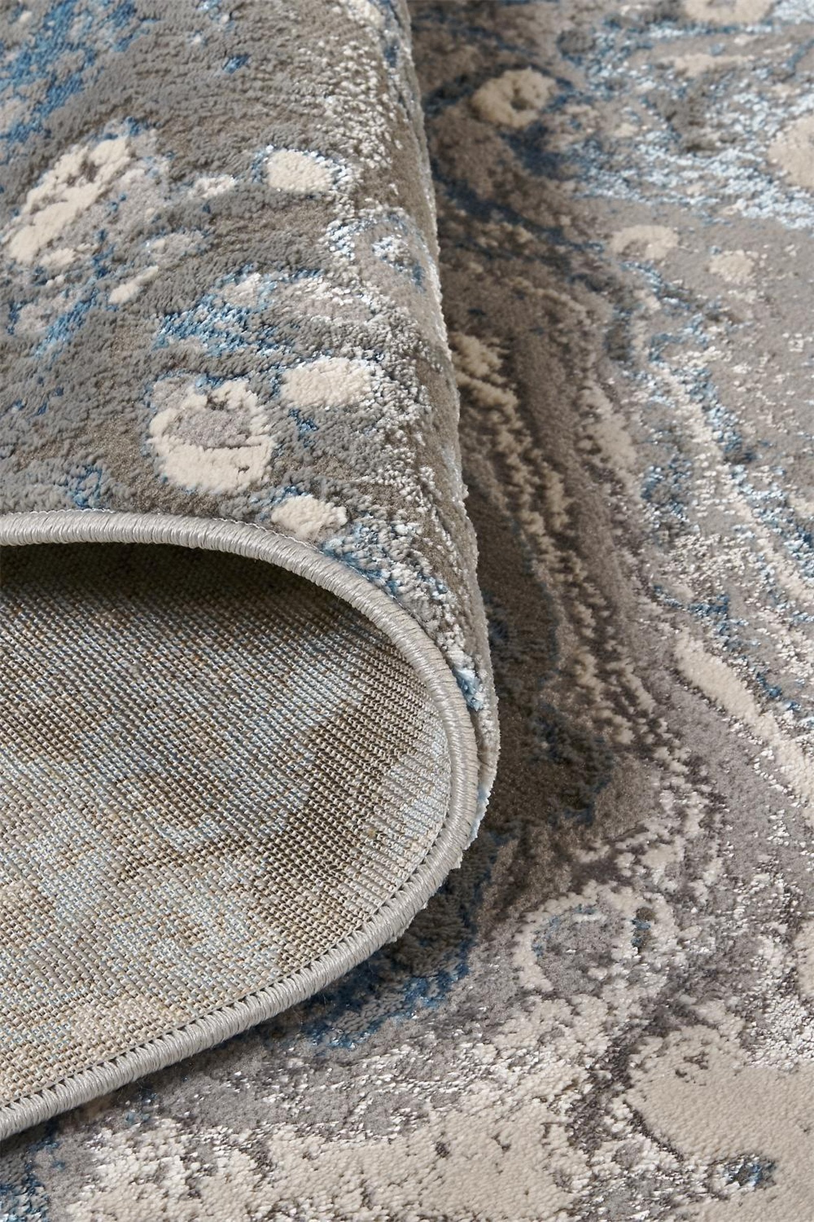 Feizy Azure 3405F Rug in Silver / Blue