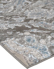 Feizy Azure 3405F Rug in Silver / Blue