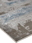 Feizy Azure 3406F Rug in Silver / Teal