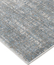 Feizy Azure 3413F Rug in Silver / Teal