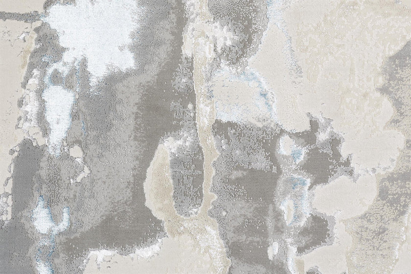 Feizy Azure 3525F Rug in Silver / Teal