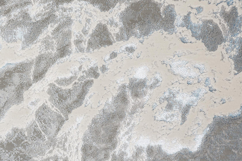Feizy Azure 3539F Rug in Silver / Blue