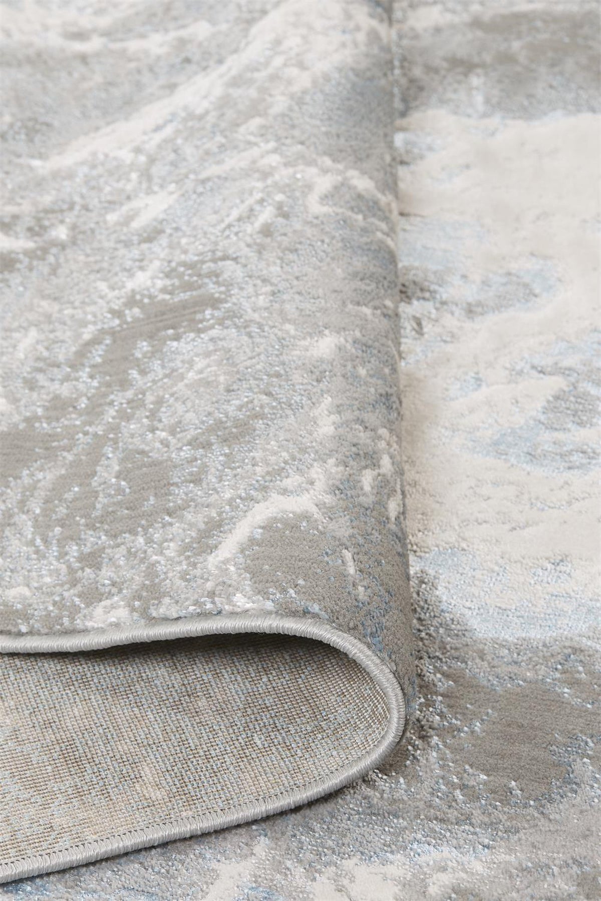 Feizy Azure 3539F Rug in Silver / Blue