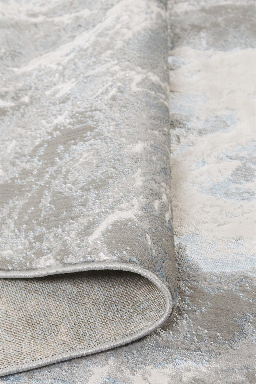 Feizy Azure 3539F Rug in Silver / Blue