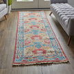 Feizy Beall 6633F Rug in Blue / Red