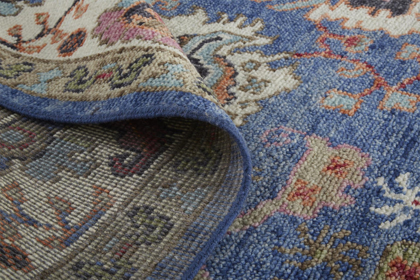 Feizy Beall 6708F Rug in Blue / Red