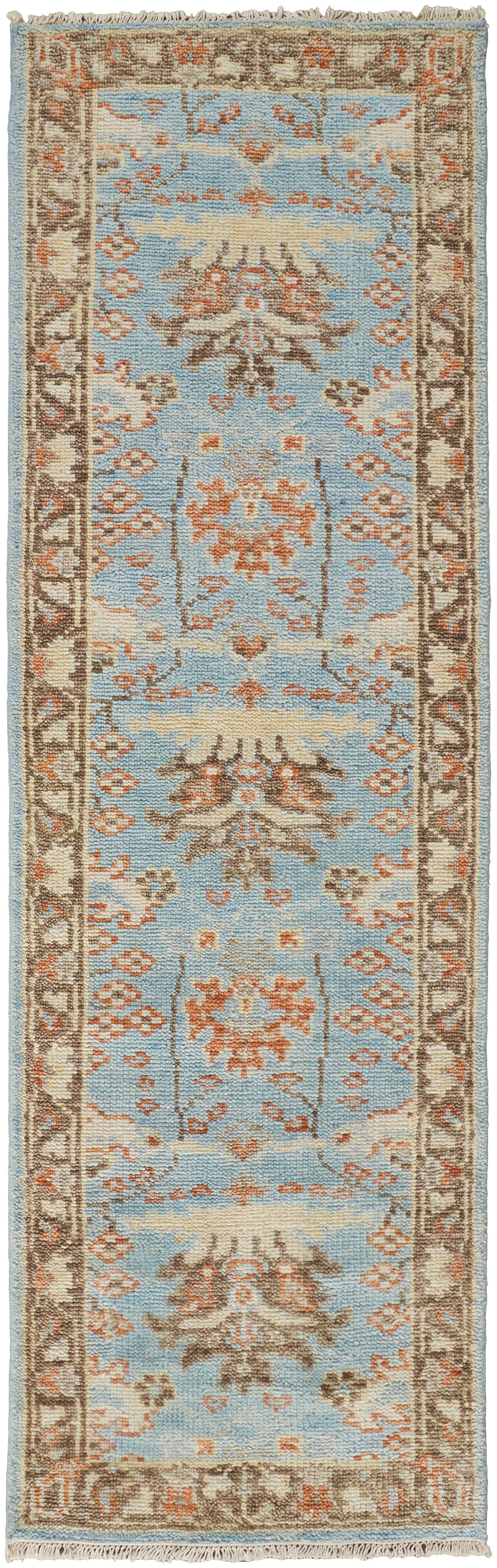 Feizy Beall 6710F Rug in Blue / Brown