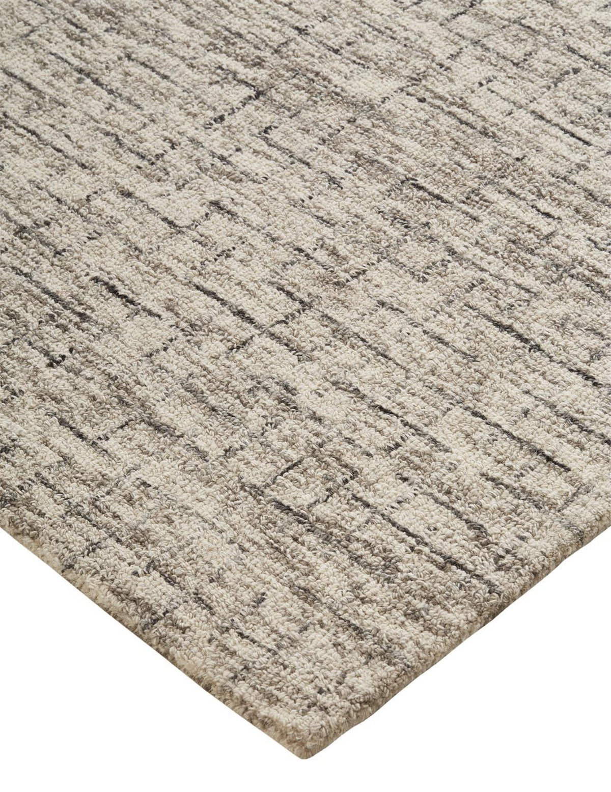 Feizy Belfort 8667F Rug in Ivory / Gray