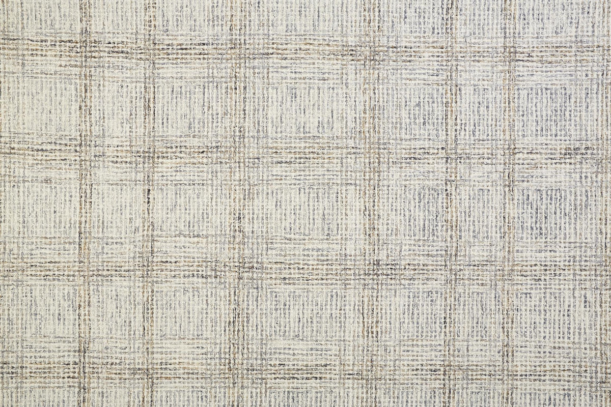 Feizy Belfort 8668F Rug in Ivory / Gray
