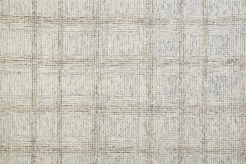 Feizy Belfort 8668F Rug in Ivory / Gray