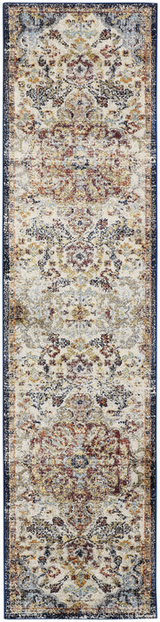 Feizy Bellini I3138 Rug in Blue / Red