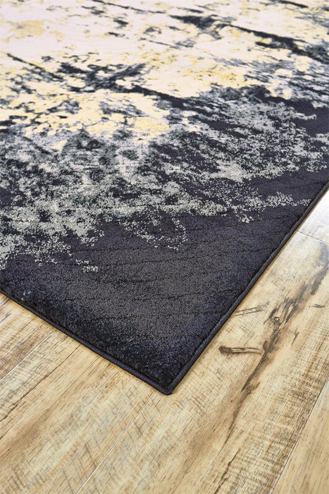 Feizy Bleecker 3590F Rug in Charcoal