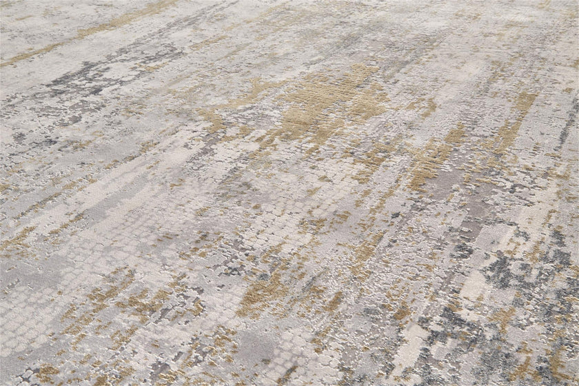 Feizy Cadiz 3887F Rug in Ivory/Gray