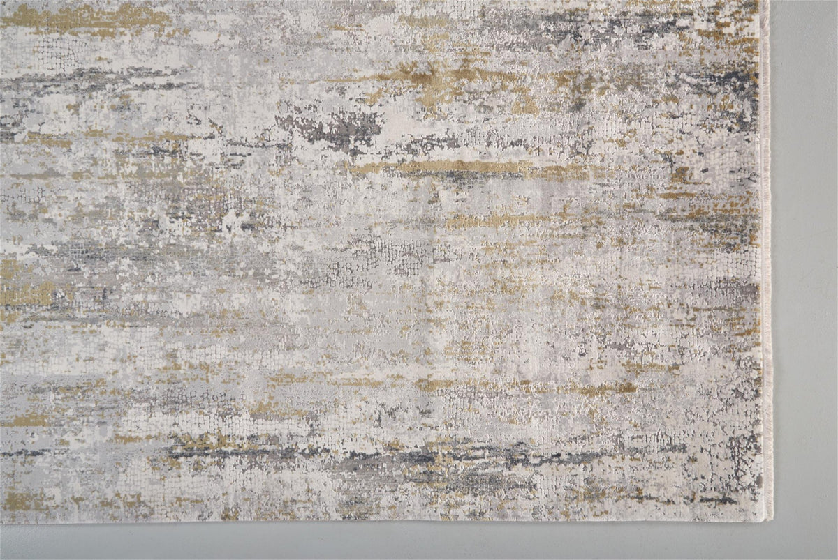 Feizy Cadiz 3887F Rug in Ivory/Gray