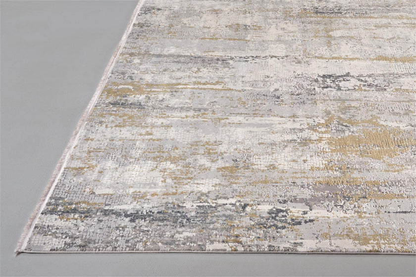 Feizy Cadiz 3887F Rug in Ivory/Gray