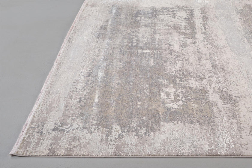 Feizy Cadiz 3888F Rug in Light Gray