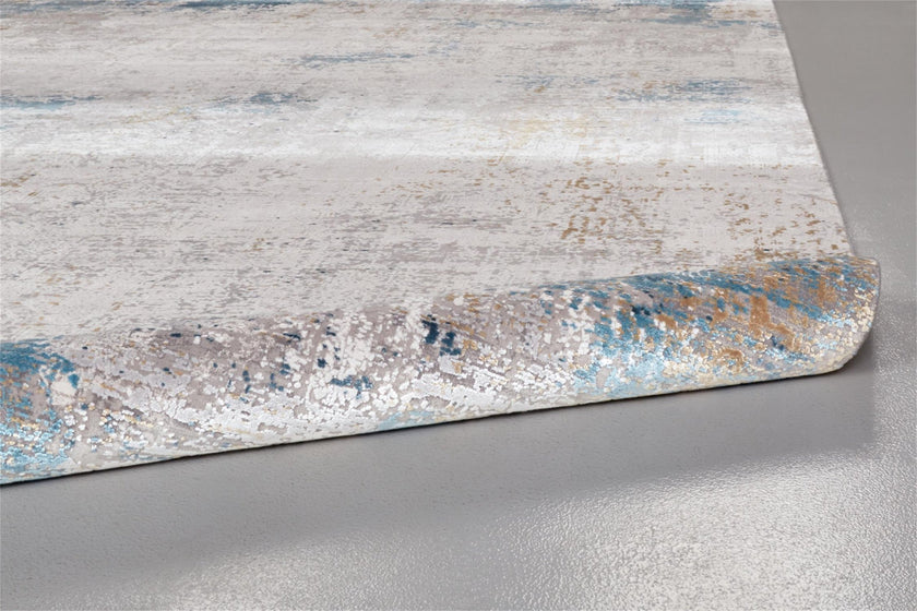 Feizy Cadiz 3889F Rug in Ivory/Blue