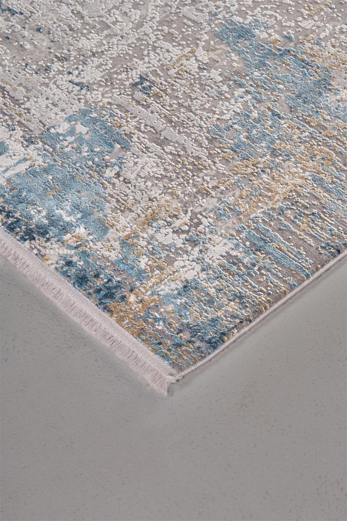 Feizy Cadiz 3889F Rug in Ivory/Blue