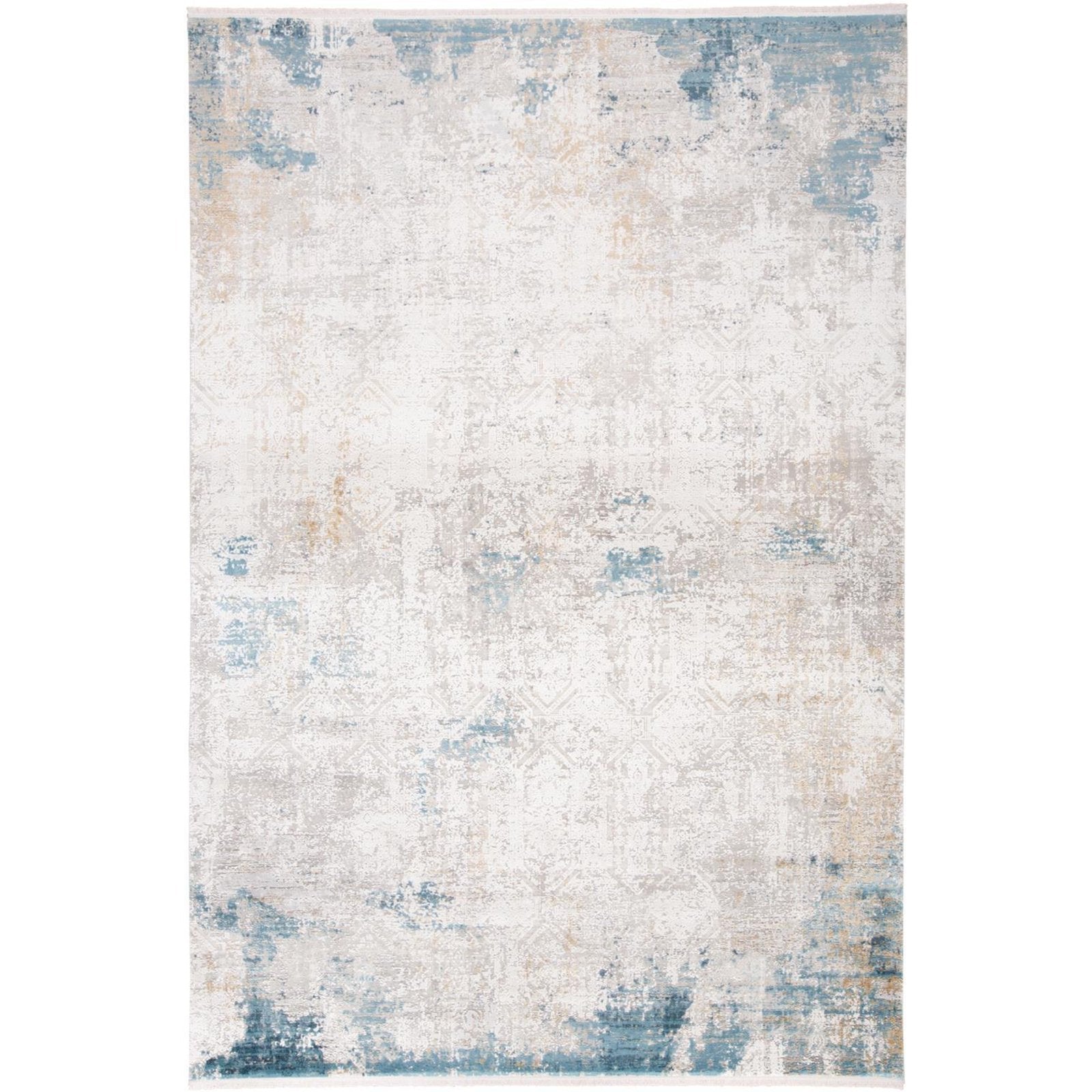 Feizy Cadiz 3889F Rug in Ivory/Blue