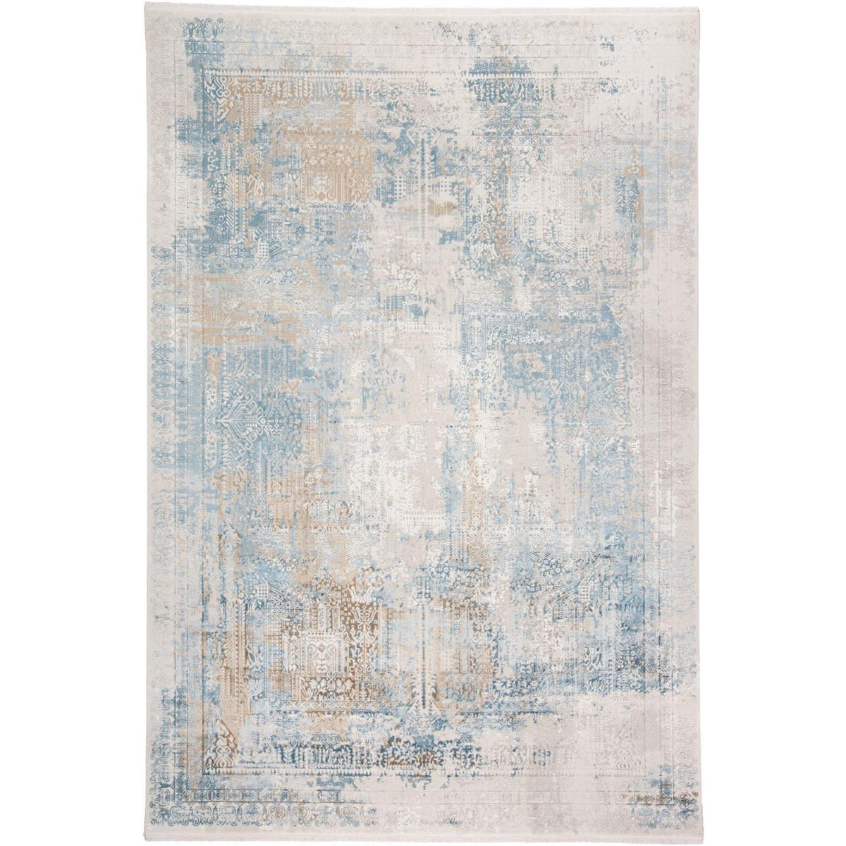 Feizy Cadiz 3890F Rug in Blue/Gray