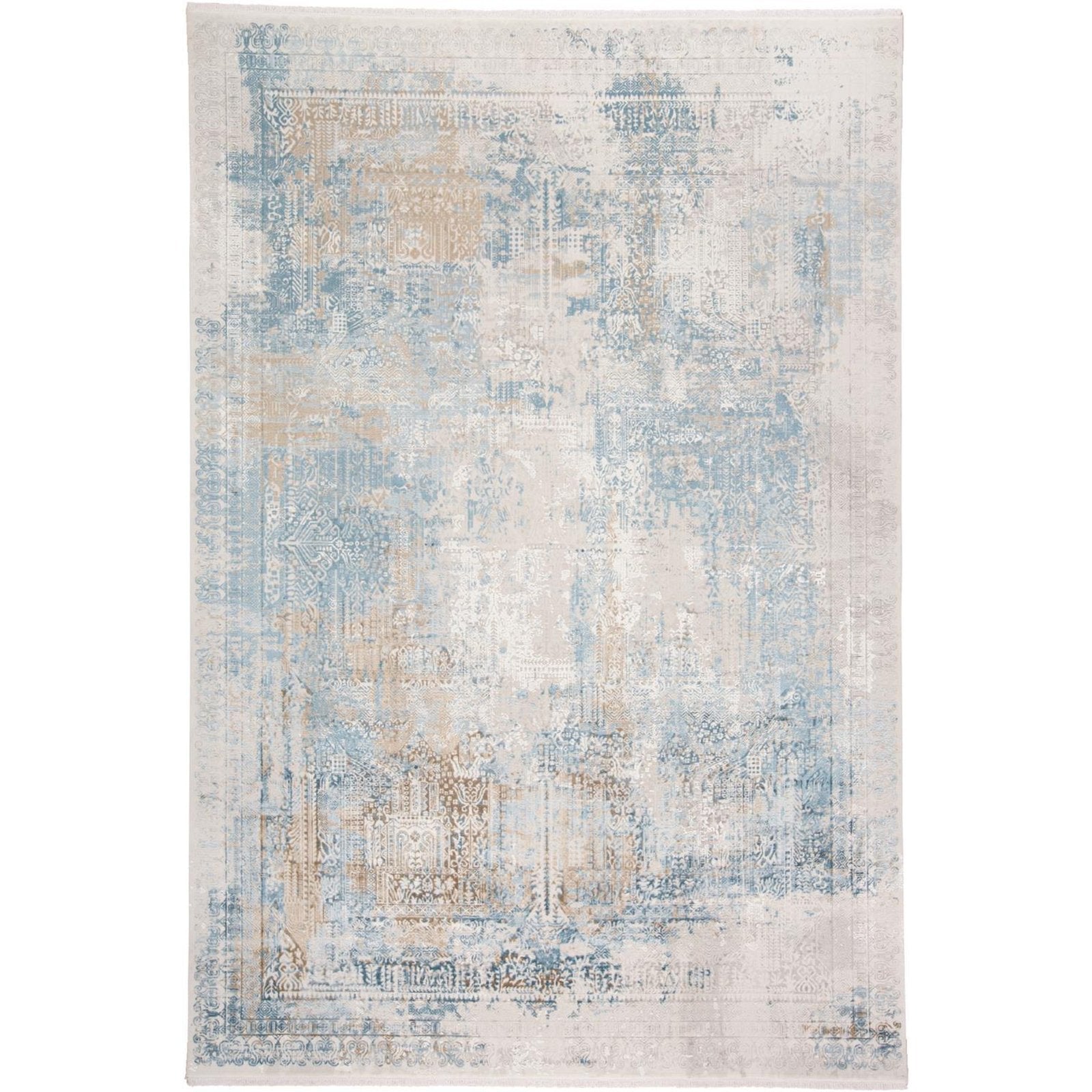 Feizy Cadiz 3890F Rug in Blue/Gray