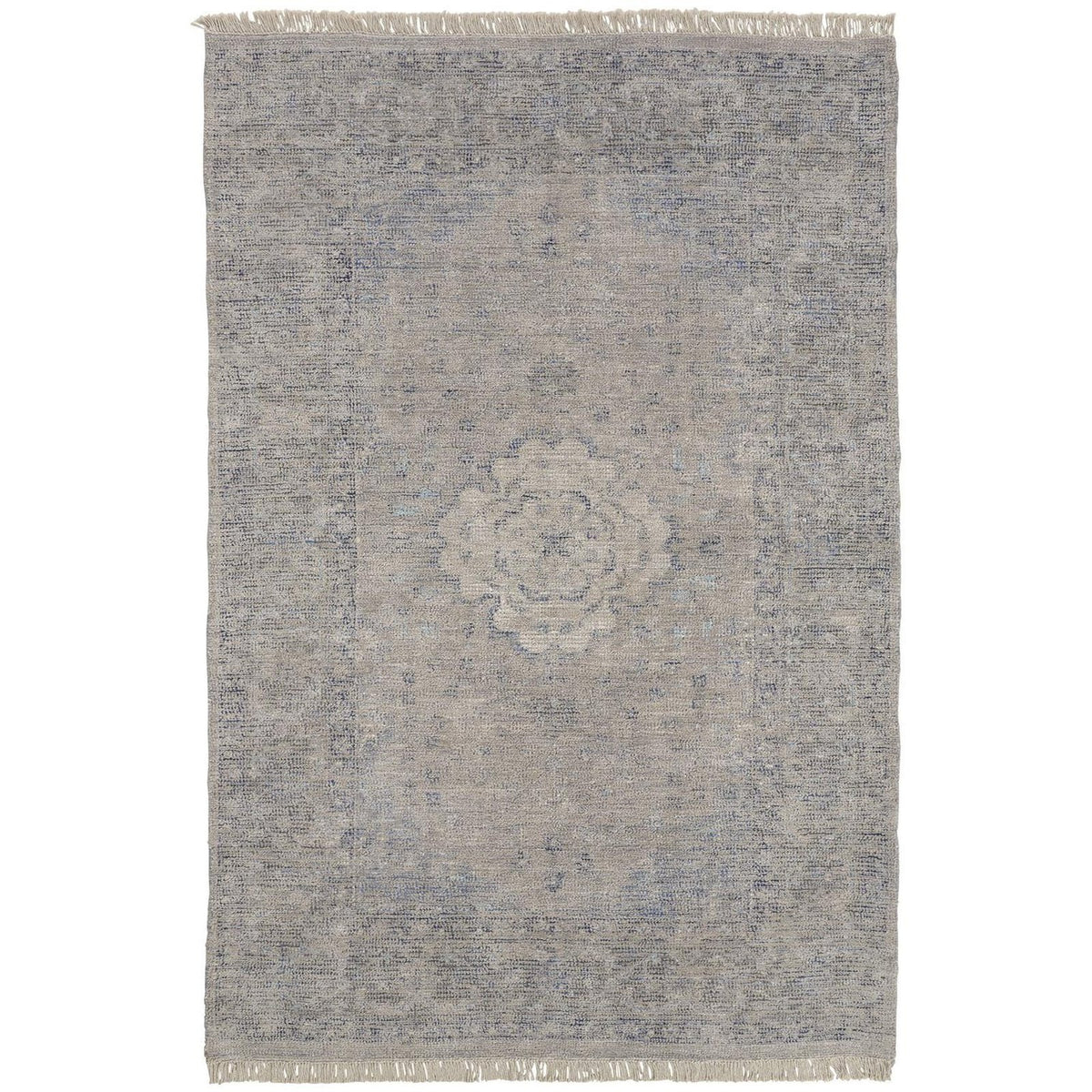Feizy Caldwell 8108F Rug in Gray / Blue