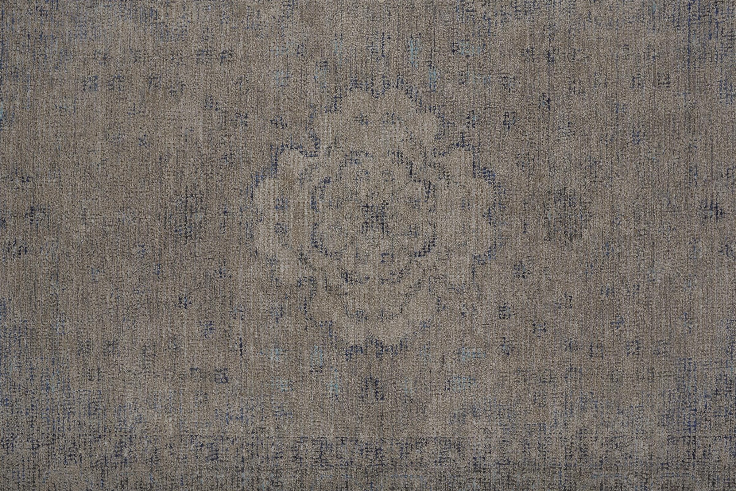Feizy Caldwell 8108F Rug in Gray / Blue