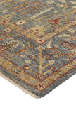 Feizy Carrington 6499F Rug in Blue / Rust