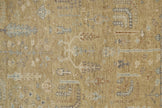 Feizy Carrington 6501F Rug in Gold / Light Blue