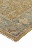 Feizy Carrington 6501F Rug in Gold / Light Blue