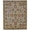 Feizy Carrington 6503F Rug in Gray / Gold