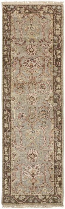 Feizy Carrington 6506F Rug in Gray / Brown
