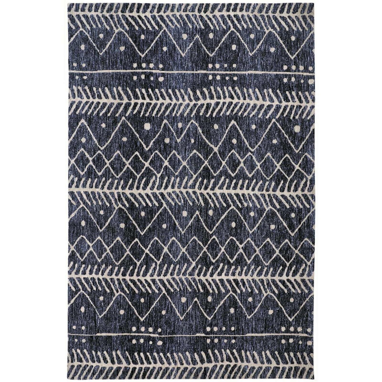 Feizy Colton 8318F Rug in Blue / Beige