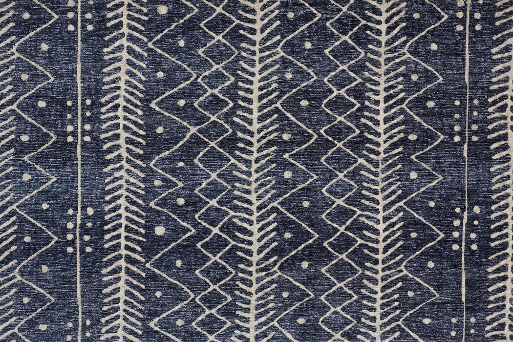 Feizy Colton 8318F Rug in Blue / Beige