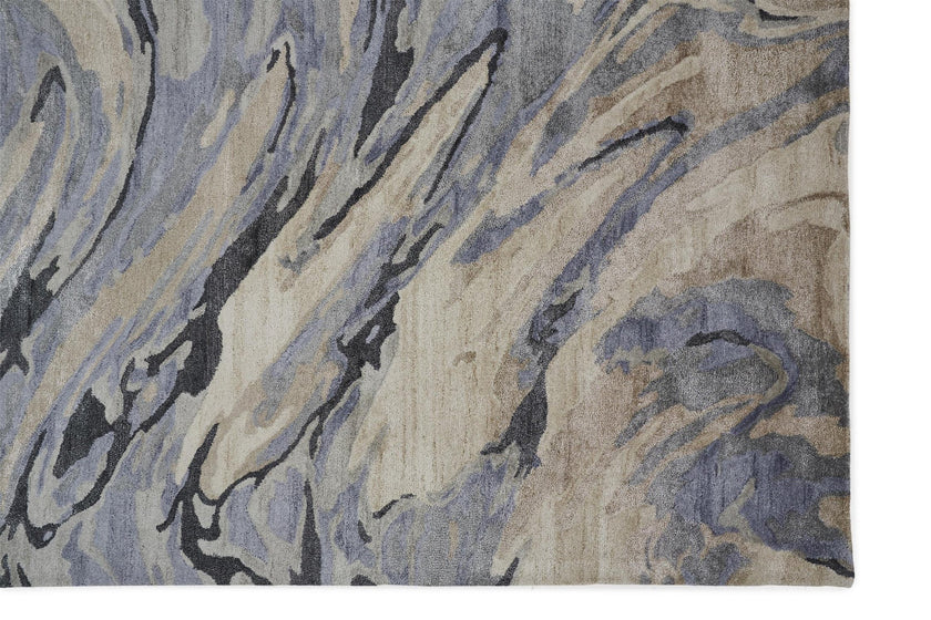 Feizy Dryden 8790F Rug in Blue/Gray