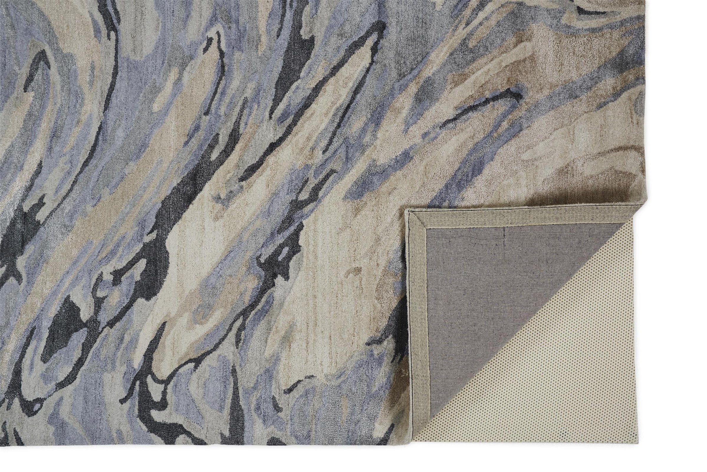 Feizy Dryden 8790F Rug in Blue/Gray