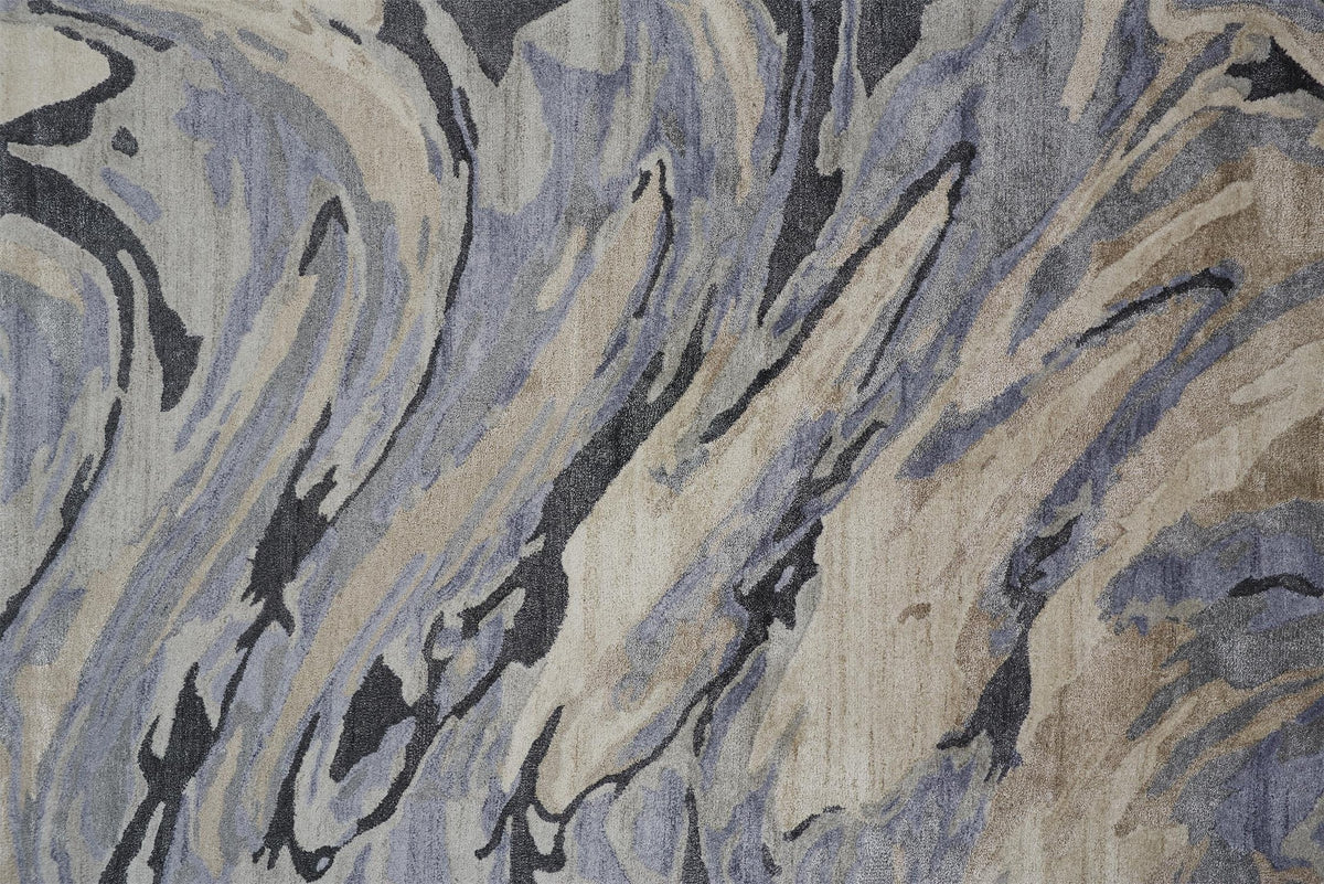 Feizy Dryden 8790F Rug in Blue/Gray