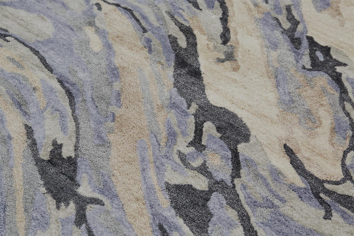 Feizy Dryden 8790F Rug in Blue/Gray