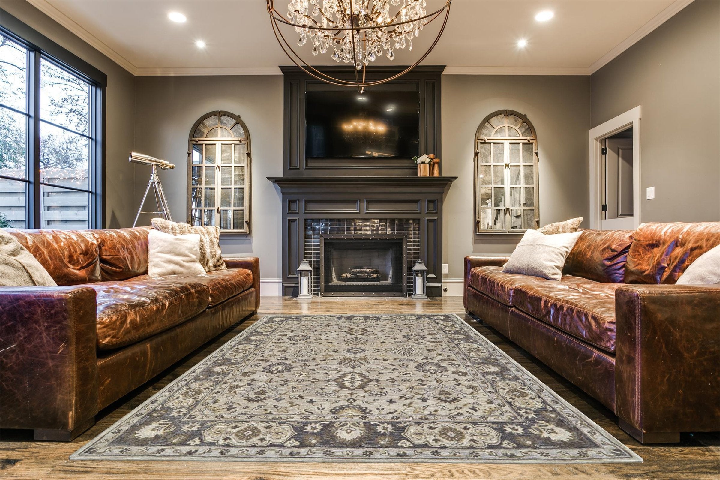 Feizy Eaton 8399F Rug in Gray