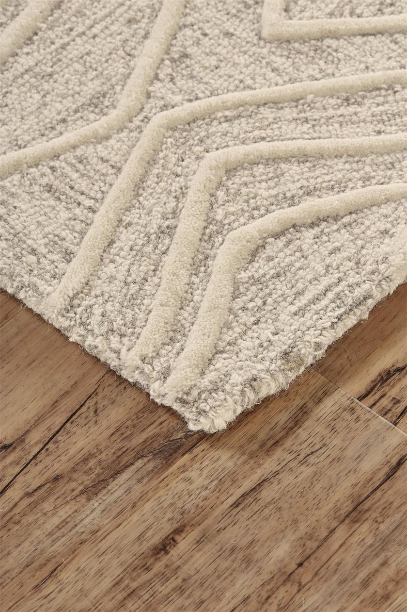 Feizy Enzo 8738F Rug in Ivory/Natural