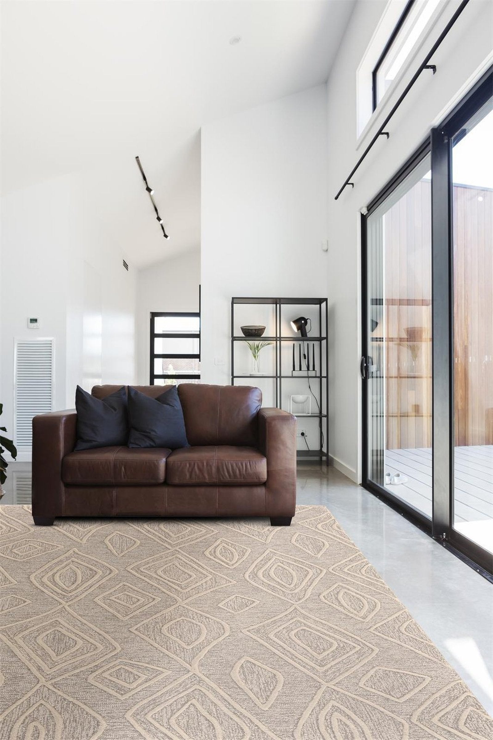 Feizy Enzo 8738F Rug in Ivory/Natural