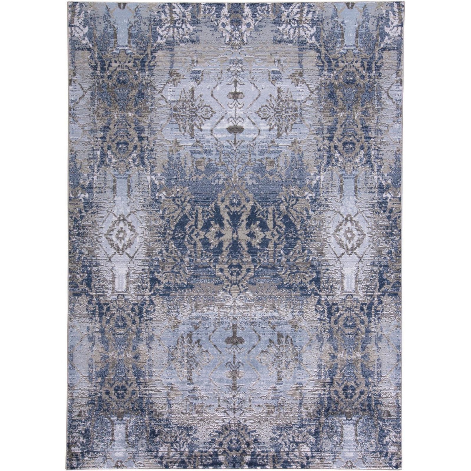 Feizy Gaspar 3834F Rug in Light Blue/Sterling