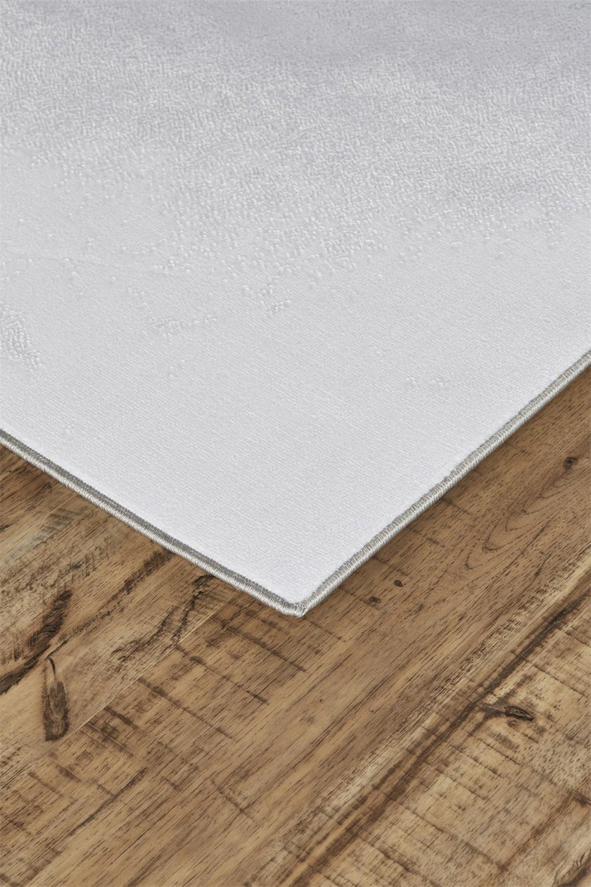 Feizy Gaspar 3838F Rug in Gray/White