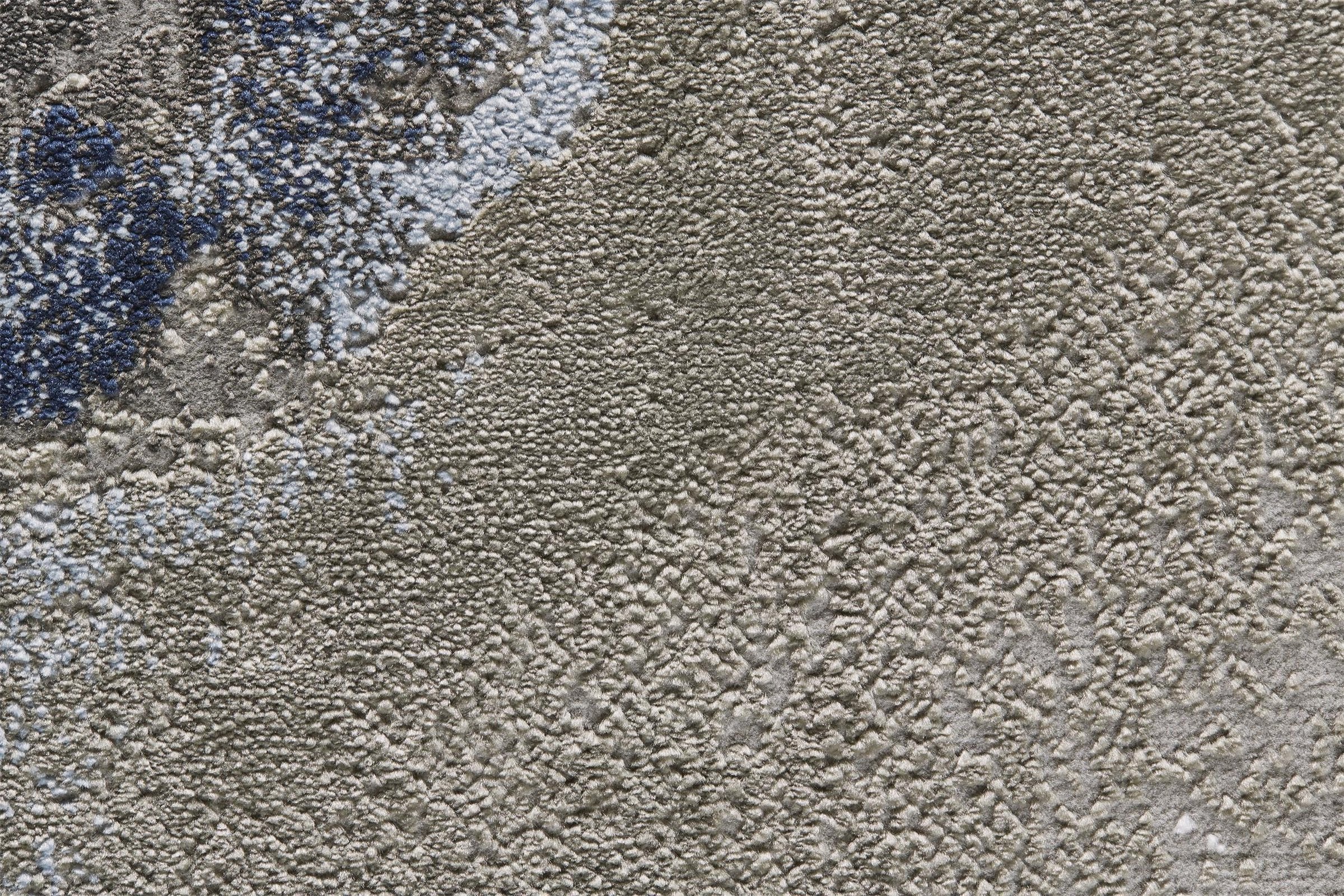 Feizy Gaspar 3838F Rug in Gray/White