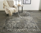Feizy Kano 3871F Rug in Charcoal/Ivory