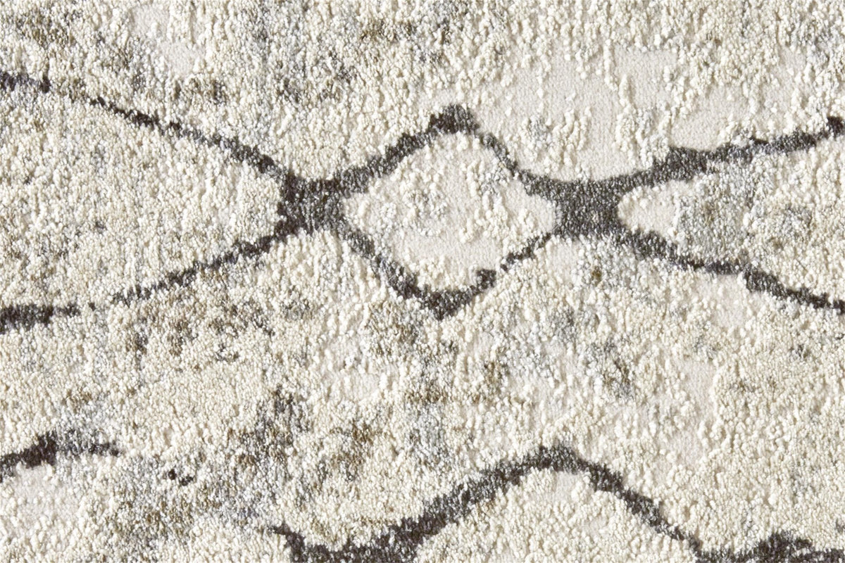 Feizy Kano 3872F Rug in Sand/Charcoal