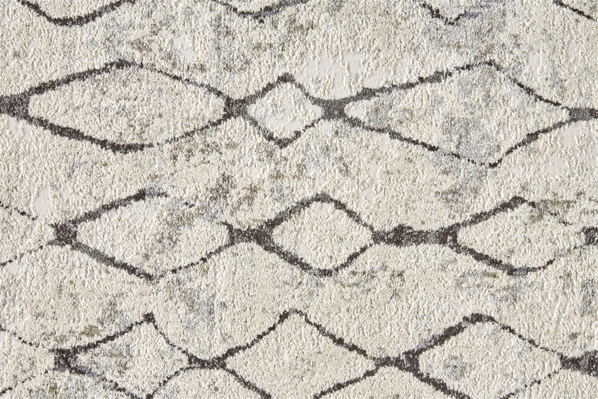 Feizy Kano 3872F Rug in Sand/Charcoal
